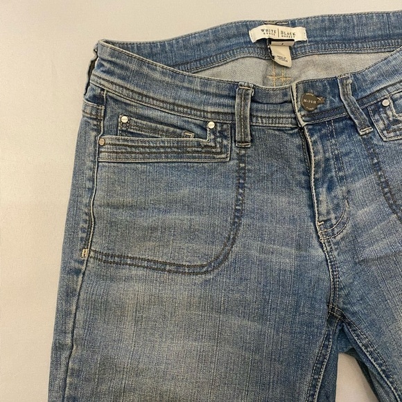 White House Black Market Women’s Noir Crop Leg Jeans, Size 4. - Picture 2 of 7